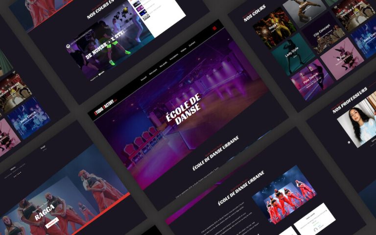 Mockup du projet "Studio Factory"