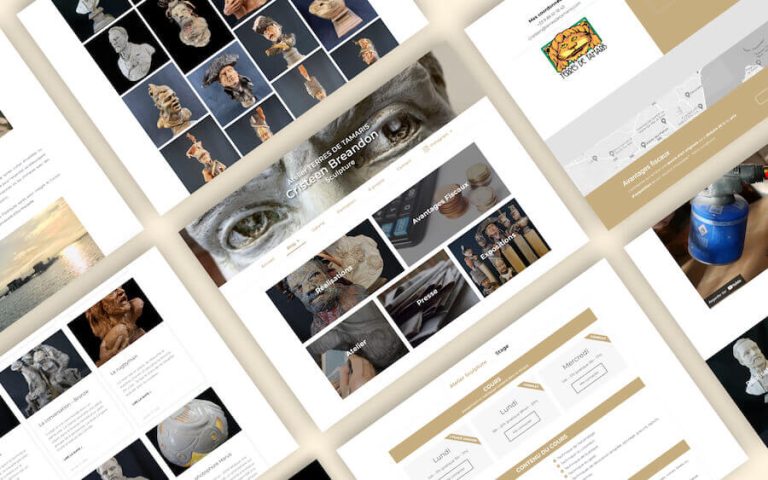 Mockup du projet "Terres de Tamaris"